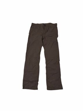 PrAna Stretch Pants Men 36x34 Slim Fit Brown Outdoor Hiking Nylon